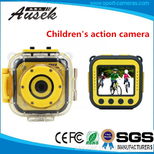 New special design 2017 chidren cartoon HD waterproof wifi action camera full 1080p action camera for kids